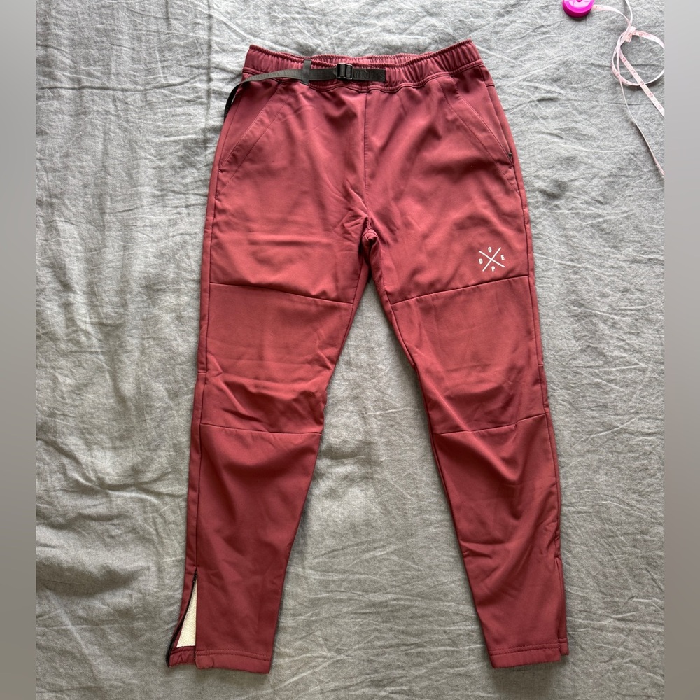 DOPE Snow Nomad W Maroon Fleece Lined Winter Pants size M